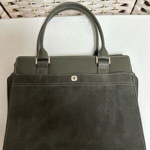 Inspirio olive‎ green bible case like new faux leather